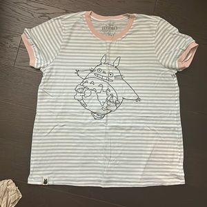 my neighbor totoro striped tshirt